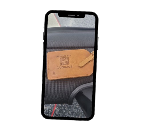 Smart Phone Scanning Luggage Tag